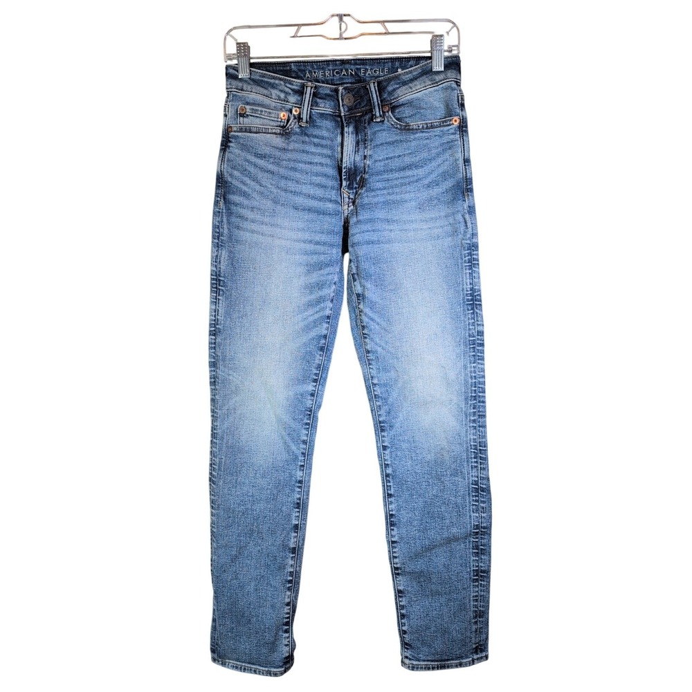 American Eagle Airflex+ Slim Jeans Mens 26x30 Blue Denim Medium Wash Stretch